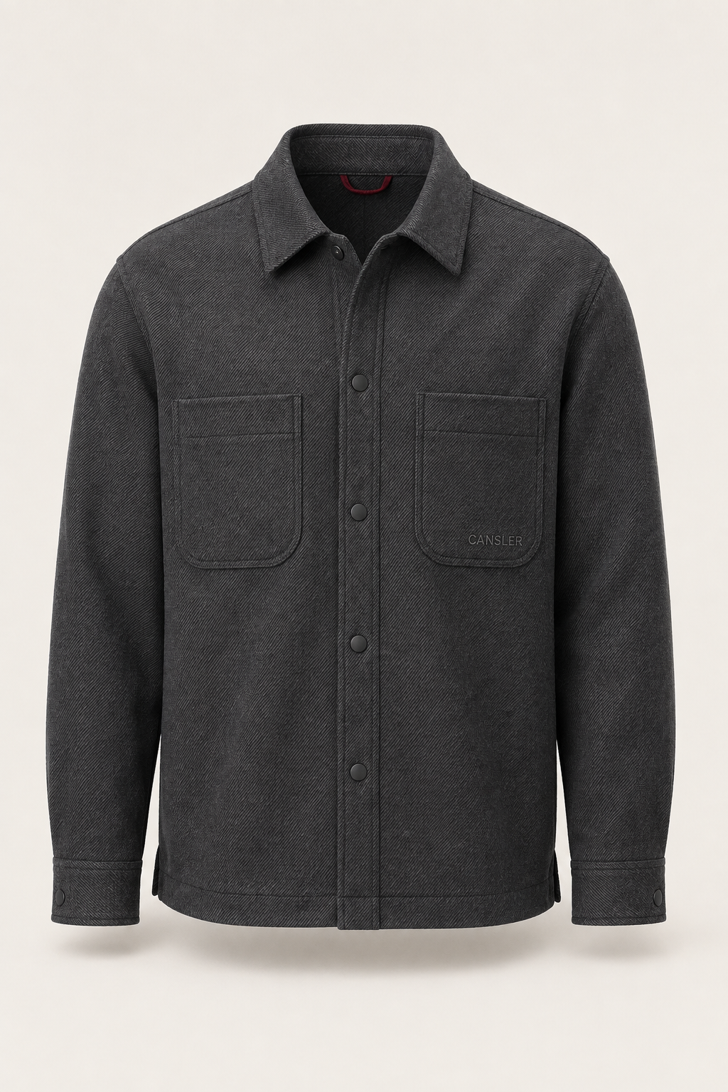 Charcoal Utility Overshirt