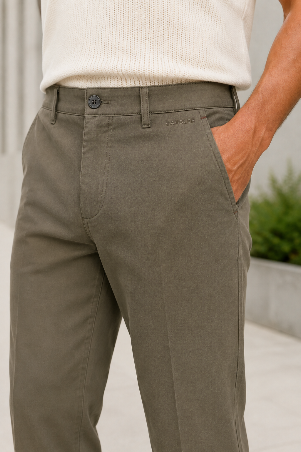 Olive Everyday Chino Trousers