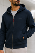 Navy Essential Full-Zip Hoodie